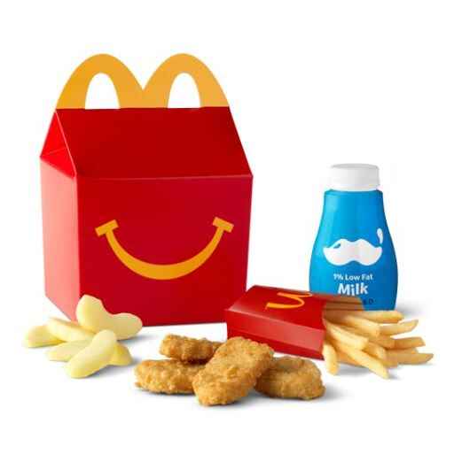 4 Piece Chicken McNuggets Happy Meal