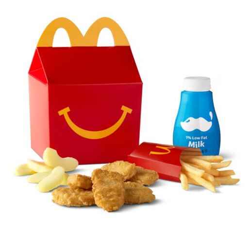 6 Piece Chicken McNuggets Happy Meal