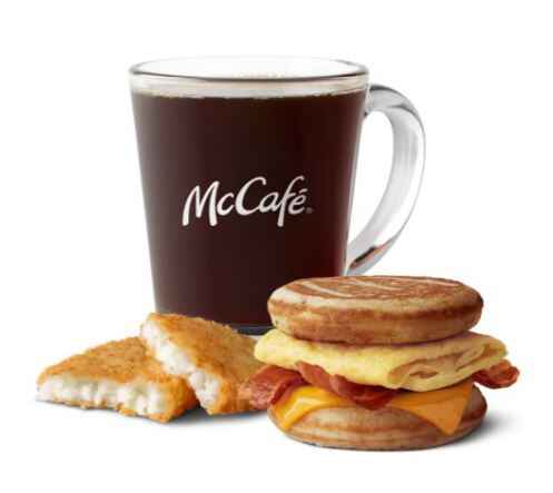 Bacon, Egg & Cheese McGriddles Meal