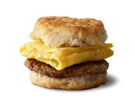 Sausage Biscuit with Egg