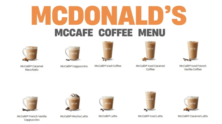 McDonald's Coffee Menu
