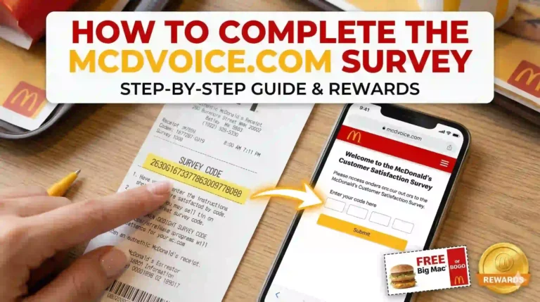 How to Complete the McDVoice.com Survey and Get Free Food in 2026 1 McDVoice.com Survey