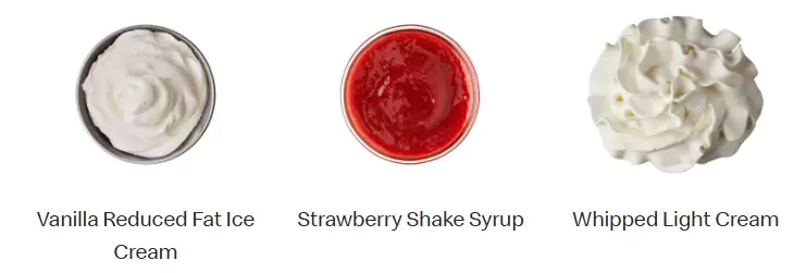 McDonald's Strawberry Shake Price, Calories and Nutrition 2026 2 McDonald’s Strawberry Shake ingredients