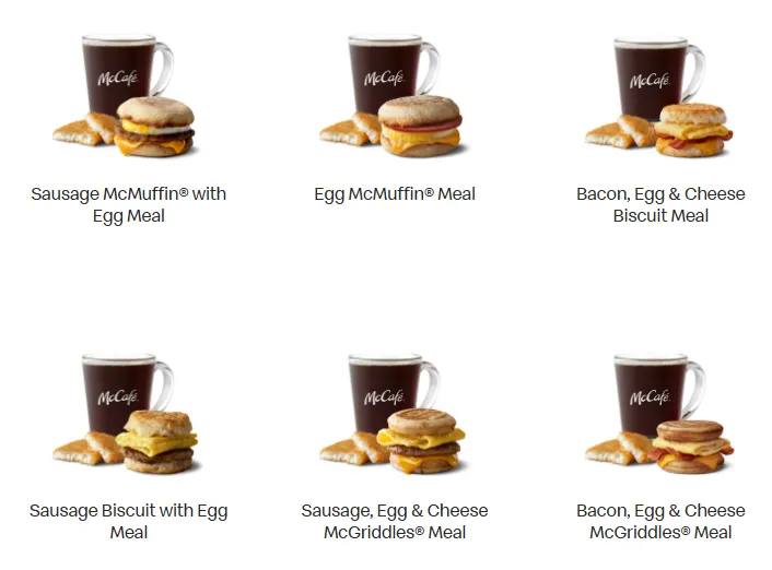 McDonald's Menu With Prices & Calories in USA (Updated June 2026) 9 McDonald's Extra Value Meals – Breakfast