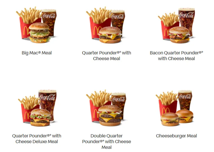 McDonald's Menu With Prices & Calories in USA (Updated June 2026) 10 McDonald's Extra Value Meals – Lunch and Dinner