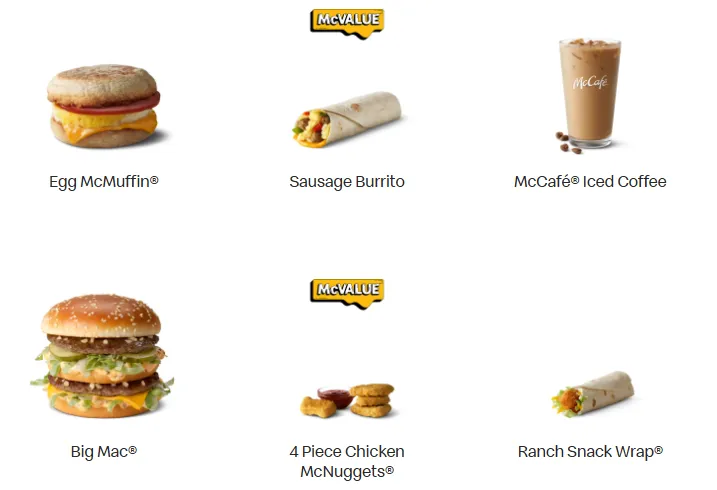 McDonald's Menu With Prices & Calories in USA (Updated June 2026) 4 McDonald's Featured Favorites Prices