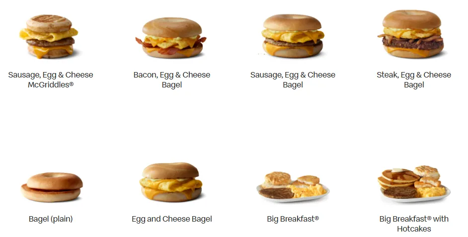 McDonald's Menu With Prices & Calories in USA (Updated June 2026) 3 McDonald's Breakfast Menu With Prices
