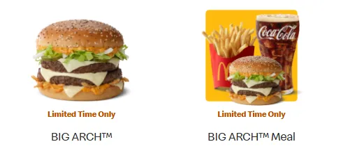 McDonald's Menu With Prices & Calories in USA (Updated June 2026) 2 McDonald's Big Arch™ (Limited Time Only)
