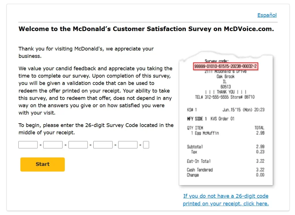 How to Complete the McDVoice.com Survey and Get Free Food in 2026 2 How to Complete the McDVoice.com Survey